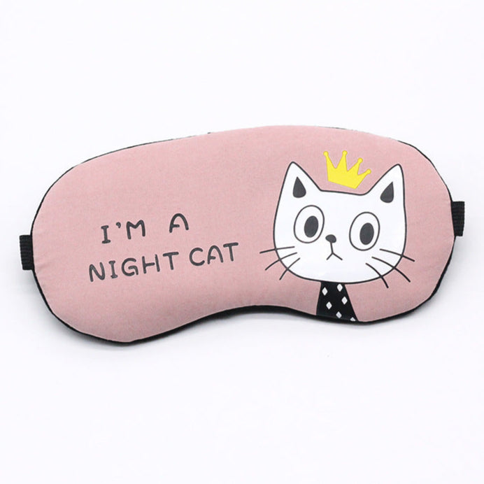 eye mask sitting on a table