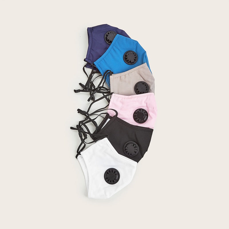 Cotton Face Mask With 2 Carbon Filters PM2.5 Washable Reusable - Adults