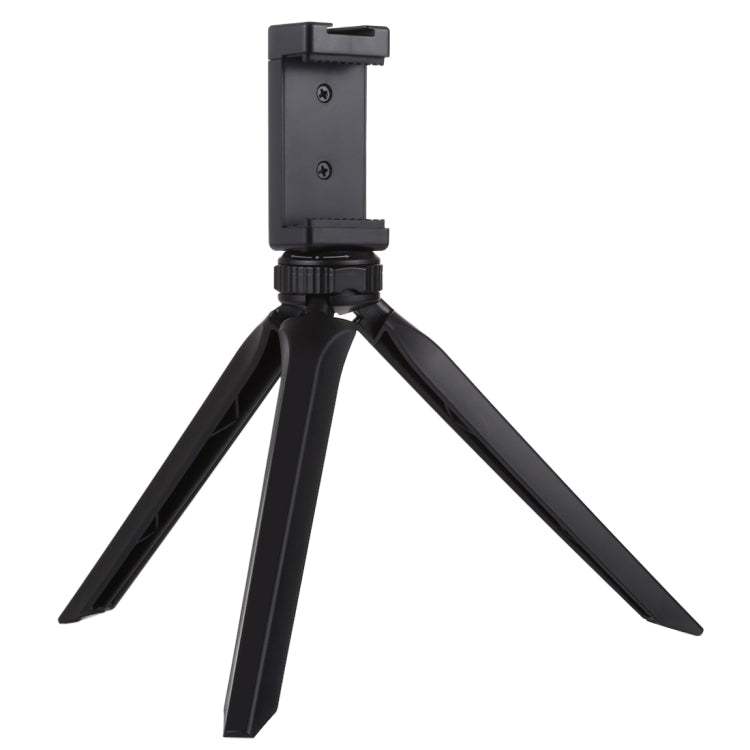 PULUZ Pocket Mini Tripod Mount with Phone Clamp - Portable Plastic Tripod for Smartphones