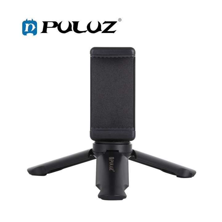PULUZ Mini Plastic Tripod with Universal Phone Clamp Smartphone Stand