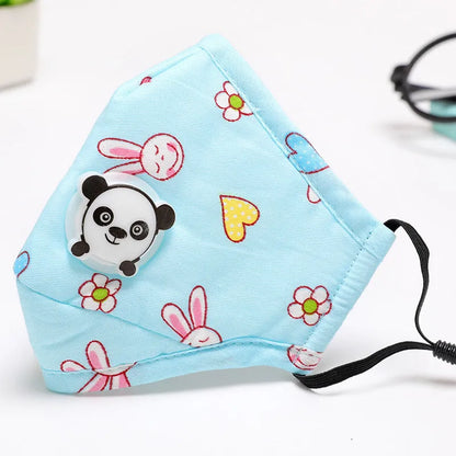 Kids PM2.5 Face Mask with Valve - Adjustable & Reusable