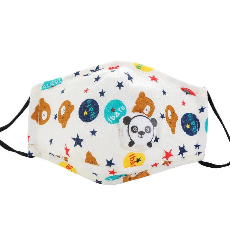 Kids PM2.5 Face Mask with Valve - Adjustable & Reusable