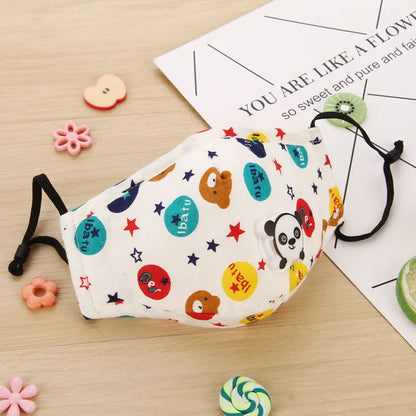 Kids PM2.5 Face Mask with Valve - Adjustable & Reusable