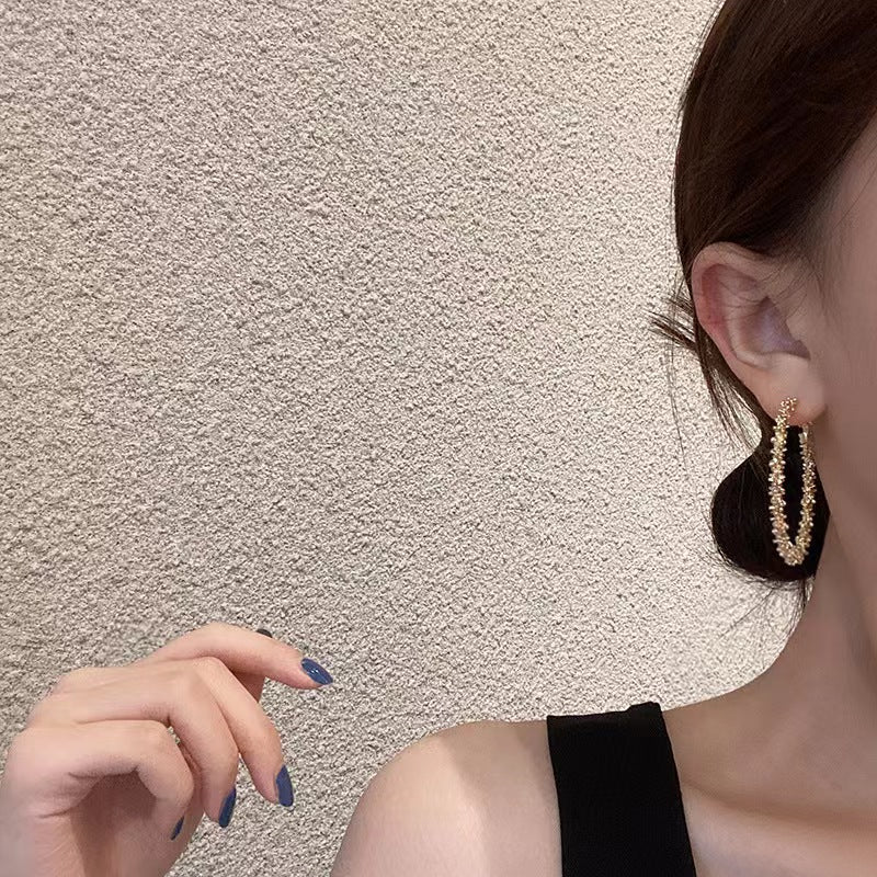 Bold Metal Hoop Earrings