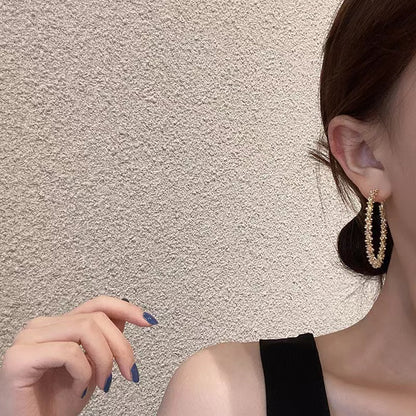 Bold Metal Hoop Earrings