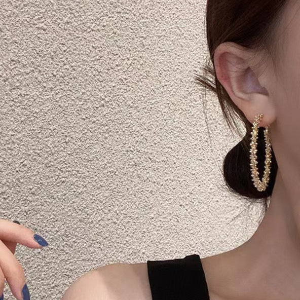 Bold Metal Hoop Earrings | Rtvibe
