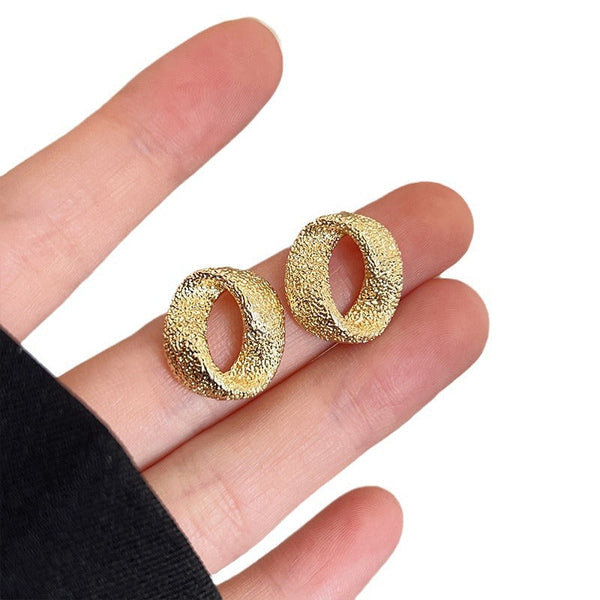 Frosted Geometric Earrings | Rtvibe