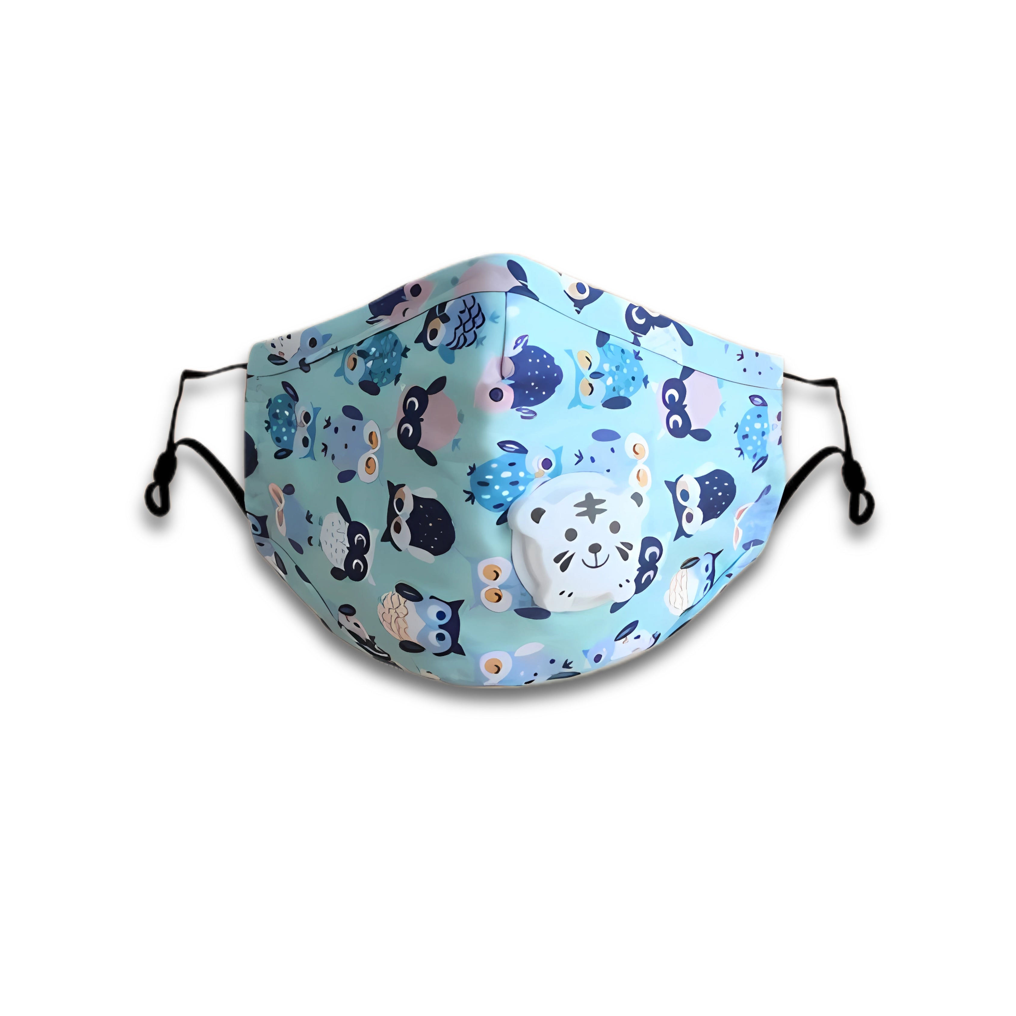 Kids' Reusable PM 2.5 Cotton Face Mask – Breathable, Anti-Smog, Washable with Valve – Ideal for Dust and Smog Protection in Pakistan