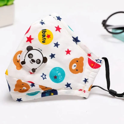 Kids PM2.5 Face Mask with Valve - Adjustable & Reusable