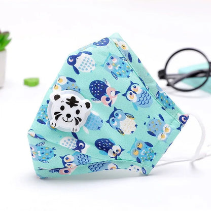 Kids PM2.5 Face Mask with Valve - Adjustable & Reusable