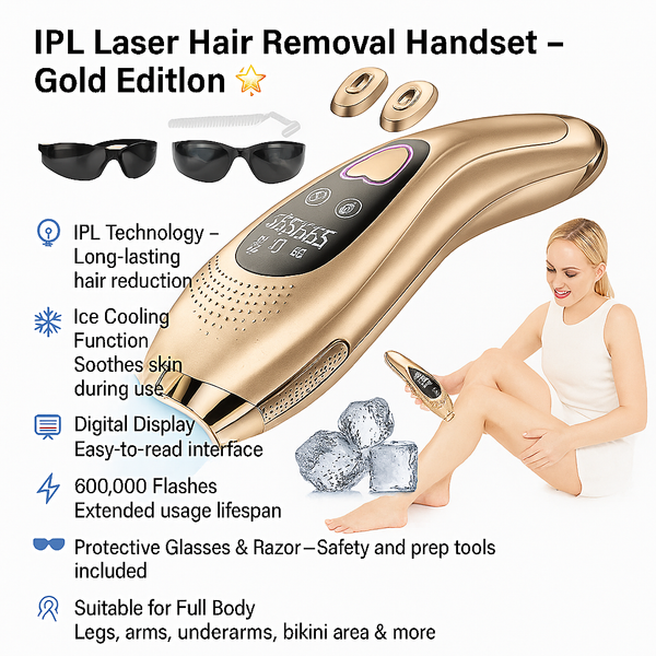 SilkiLux Advanced Touch IPL Laser Hair Removal Machine | Rtvibe