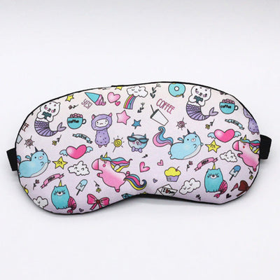 Cooling Gel Sleep Mask - Relief for Puffy Eyes & Hot Flashes Unicorn