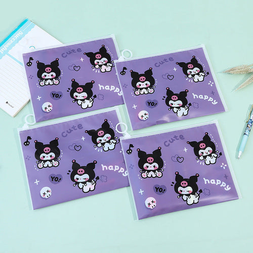 Kuromi A5 Size Pencil Case [4 Pack]