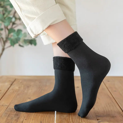 Thick Warm Winter Socks With Fur - 3 Pack