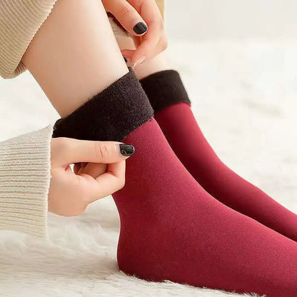 Thick Warm Winter Socks With Fur - 3 Pack