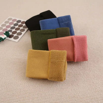 Stripped Thick Warm Winter Socks With Fur - 3 Pack