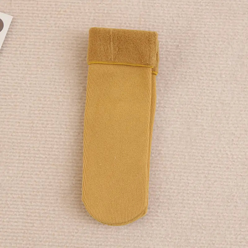 Stripped Thick Warm Winter Socks With Fur - 3 Pack