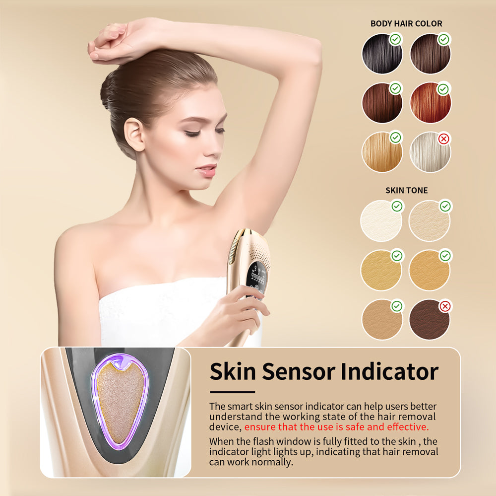 SilkiLux Advanced Touch IPL Laser Hair Removal Device