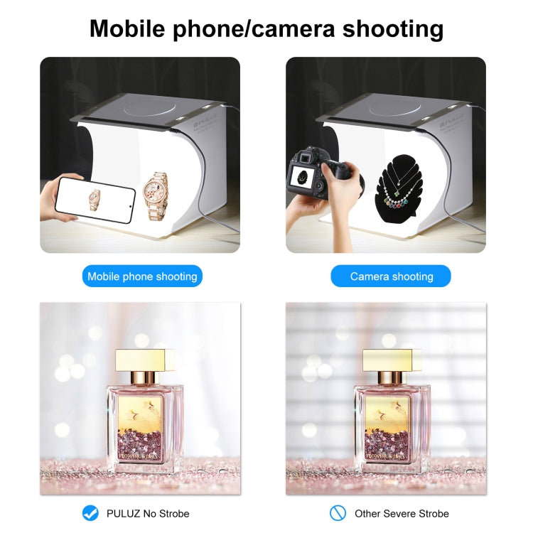 PULUZ Mini Photo Studio Light Box for Product Photography [20cm] [White Light]
