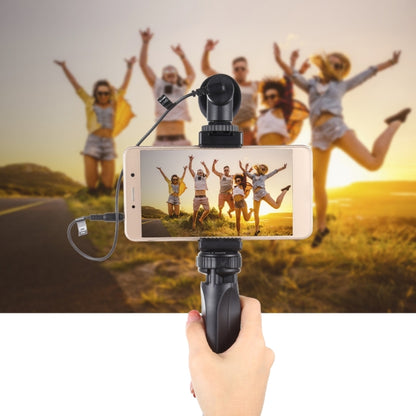 PULUZ Pocket Mini Tripod Mount with Phone Clamp - Portable Plastic Tripod for Smartphones
