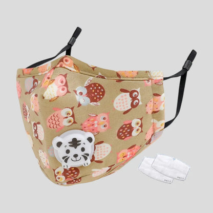 Kids PM2.5 Face Mask with Valve - Adjustable & Reusable
