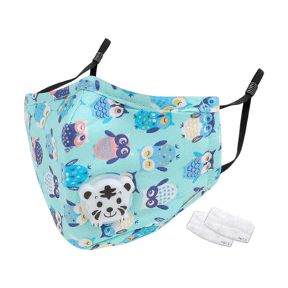 Kids PM2.5 Face Mask with Valve - Adjustable & Reusable