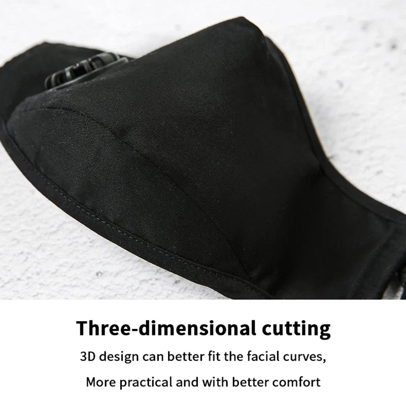 Adults | Imported Face Mask | With PM 2.5 Filter | Washable Reusable - Detail View | Rtvibe
