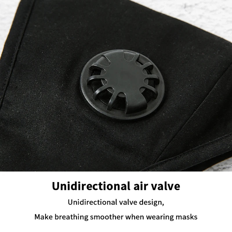 Adults | Imported Face Mask | With PM 2.5 Filter | Washable Reusable - Close Up | Rtvibe