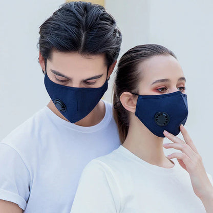Adults | Imported Face Mask | With PM 2.5 Filter | Washable Reusable - Side View | Rtvibe