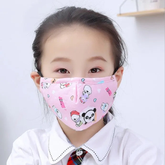 Kids PM2.5 Face Mask with Valve - Adjustable & Reusable