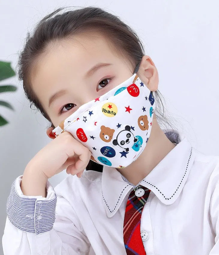 Kids PM2.5 Face Mask with Valve - Adjustable & Reusable
