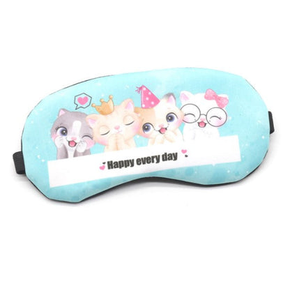 Cooling Gel Sleep Mask - Relief for Puffy Eyes, Hot Flashes Cartoons