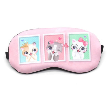 Cooling Gel Sleep Mask - Relief for Puffy Eyes, Hot Flashes Cartoons