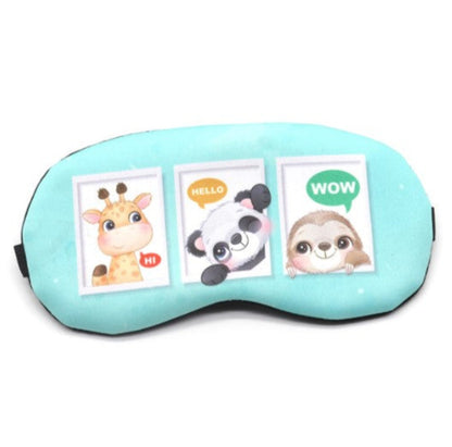 Cooling Gel Sleep Mask - Relief for Puffy Eyes, Hot Flashes Cartoons