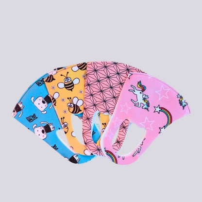 Kids Face Mask - (Pack of 4) | Rtvibe