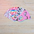 Pack of 4 unicorn print kids cotton ice silk face masks